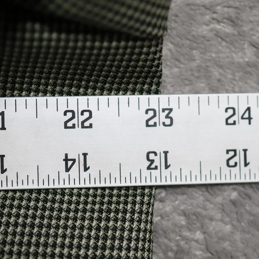 Ermenegildo Zegna Sport Coat Mens 46R Green Brown Houndstooth Two-Button Wool